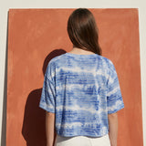 Silver Horizontal-Stripe Jersey Knit, Polyester, 120 gsm