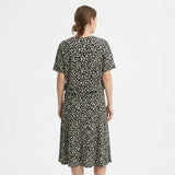 Cream Flowers Jersey Knit, Polyester, 235 gsm