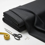 Black Tone-on-Tone Scuba Knit, Polyester