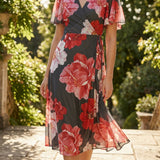 Pink Floral Mesh