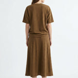 Brown Scuba Knit, Polyester