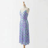 Purple Sequins Mesh, Polyester