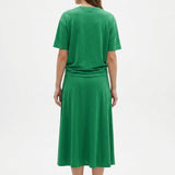 Polyester Stretch ITY Knit Fabric, 230 gsm, 158 cm — Green