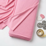 Modal Polyester Jersey Knit Fabric, 160 gsm, 160 cm — Pink