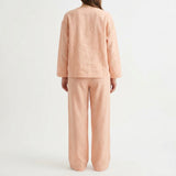 Linen Cotton Woven Fabric, 138 gsm — Pink