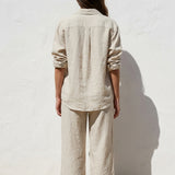 Light Grey Marl Linen-Look, Poly-Cotton