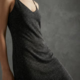 White Geometric Jersey Knit, Viscose
