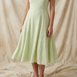 White Daisy Crepe, Cotton