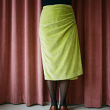 100% Polyester Velvet Fabric, 260 gsm, 185 cm — Green