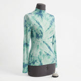 Blue Abstract Jersey Knit, Modal-Poly, 160 gsm, ref EF-254120