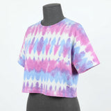 Pink Tie-Dye Jersey Knit, Cotton-Modal