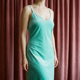 Polyester Stretch Velvet Fabric, 280 gsm, 180 cm — Green, ref EF-255022