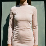 Pink Gingham Velvet, Polyester