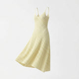 Light Yellow Openwork Pointelle Knit, Poly-Cotton, 300 gsm