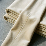 Polyester Cotton Velvet Fabric, 350 gsm, 160 cm — Khaki