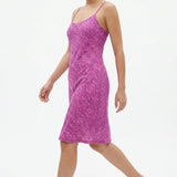 Pink Stripes Mesh, Polyester