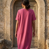 100% Polyester Scuba Knit Fabric, 200 gsm, 150 cm — Pink