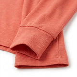 Orange Marl Jersey Knit, Cotton-Modal