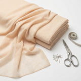 Cream Dot Chiffon, Polyester, 75 gsm