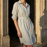 Light Sage Heather Linen-Look, Polyester
