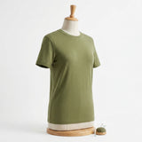 Washed Modal Polyester Jersey Knit Fabric, 200 gsm, 160 cm — Khaki