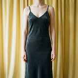 Dark Grey Marl Velvet, Poly-Cotton, 330 gsm