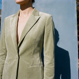 Velvet Fabric, 270 gsm, 178 cm — Khaki