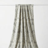 Light Grey Floral Pointelle Knit, Viscose-Poly