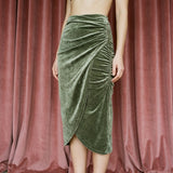 Grey Marl Velvet, Poly-Cotton, 277 gsm