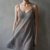 100% Polyester Mesh Fabric, 65 gsm, 165 cm — Grey
