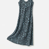 Light Blue Animal Print Crepe, Polyester