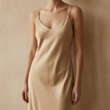 Beige Satin, Polyester