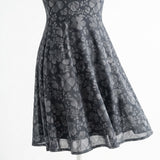 Black Floral Lace, Nylon-Spandex, 147 gsm
