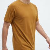 Modal Stretch Jersey Knit Fabric, 185 gsm, 175 cm — Khaki