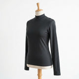 Cotton Modal Stretch Jersey Knit Fabric, 155 gsm, 165 cm — Black