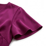 Polyester Stretch Satin Fabric, 205 gsm, 148 cm — Purple, ref EF-266316
