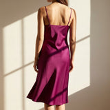 Polyester Stretch Satin Fabric, 205 gsm, 148 cm — Purple, ref EF-266316