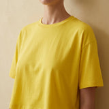Modal Cotton Stretch Jersey Knit Fabric, 195 gsm, 165 cm — Yellow