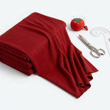 Cotton Modal Stretch Jersey Knit Fabric, 187 gsm, 190 cm — Red