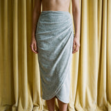 Light Grey Heathered-Marl Velvet, Poly-Cotton