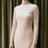Cotton Polyester Velvet Fabric, 250 gsm, 170 cm — Pink