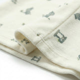 Animal Print Cotton Polyester Velvet Fabric, 290 gsm, 170 cm — Beige