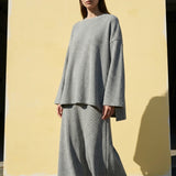 Grey Marl Rib Knit, Polyester, 380 gsm