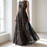 Black Leaf Lace, Nylon-Cotton