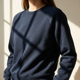 Viscose Nylon Stretch Fleece Fabric, 340 gsm, 165 cm — Navy