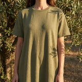 100% Polyester Scuba Knit Fabric, 190 gsm, 180 cm — Khaki