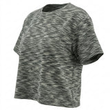 Dark Grey Lines Interlock Knit, Polyester