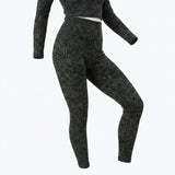 Dark Grey Animal Print Jersey Knit, Polyester