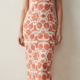 White Floral Crepe, Viscose