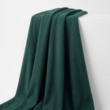 Modal Polyester Stretch Rib Knit Fabric, 410 gsm, 140 cm — Green
